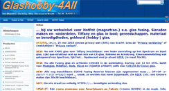 Desktop Screenshot of glashobby-4all.nl